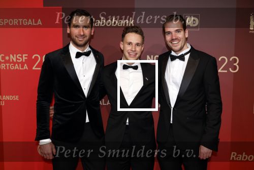 Utrecht 20 december 2023
Sportman / sportvrouw van jaar gala . Harrie Lavreysen met zijn management
