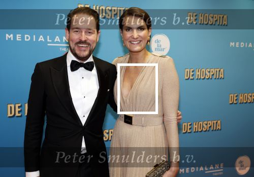 Amsterdam 4 december 2023
Premiere de hospita in het nieuwe delamar theater. Iris v d Ende  en Miel Gouda
