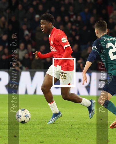 Eindhoven, 12 December 2023
Voorronde Champions League Seizoen 2023-2024
PSV-Arsenal FC , eindstand 1-1
Isaak Babadi