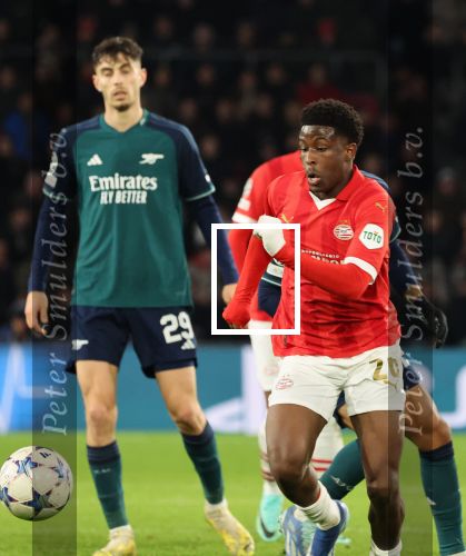 Eindhoven, 12 December 2023
Voorronde Champions League Seizoen 2023-2024
PSV-Arsenal FC , eindstand 1-1
Isaak Babadi