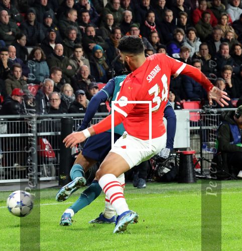 Eindhoven, 12 December 2023
Voorronde Champions League Seizoen 2023-2024
PSV-Arsenal FC , eindstand 1-1
Ismael Saibari