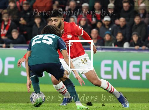 Eindhoven, 12 December 2023
Voorronde Champions League Seizoen 2023-2024
PSV-Arsenal FC , eindstand 1-1
Ismael Saibari