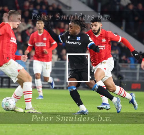 Eindhoven, 7 December 2023
Kompetitiewedstrijd PSV-SC Heerenveen, eindstand 2-0
Ismael Saibari en Che Nunnely