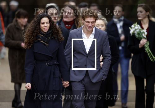 Amsterdam 27 december 2023
Afscheidsdienst / begrafenis Linda v Dyck (Dijk) op Zorgvlied. Zoon Jamie Trenite met partner