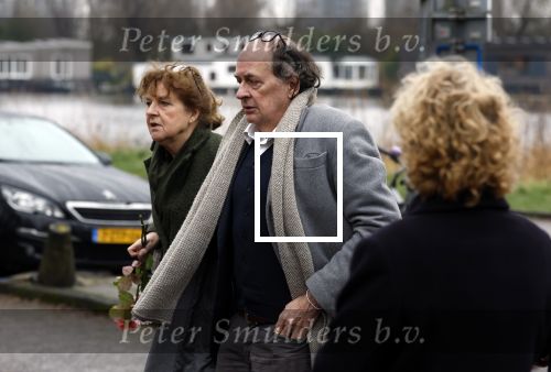 Amsterdam 27 december 2023
Afscheidsdienst / begrafenis Linda v Dyck (Dijk) op Zorgvlied. Jean v d Velde met vrouw
