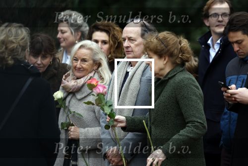 Amsterdam 27 december 2023
Afscheidsdienst / begrafenis Linda v Dyck (Dijk) op Zorgvlied. Jean v d Velde met vrouw