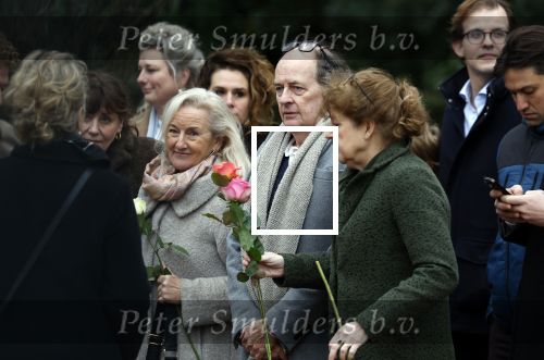 Amsterdam 27 december 2023
Afscheidsdienst / begrafenis Linda v Dyck (Dijk) op Zorgvlied. Jean v d Velde met vrouw