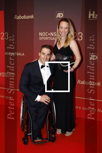 Utrecht 20 december 2023
Sportman / sportvrouw van jaar gala . Jetze Plat  met partner