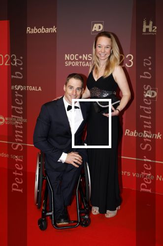 Utrecht 20 december 2023
Sportman / sportvrouw van jaar gala . Jetze Plat  met partner