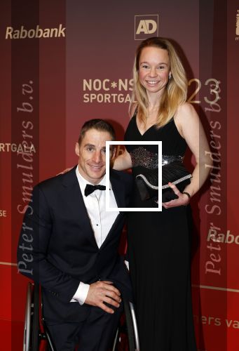 Utrecht 20 december 2023
Sportman / sportvrouw van jaar gala . Jetze Plat  met partner