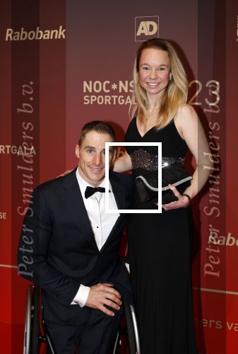 Utrecht 20 december 2023
Sportman / sportvrouw van jaar gala . Jetze Plat  met partner