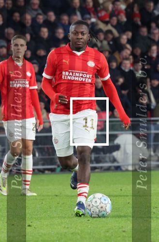Eindhoven, 7 December 2023
Kompetitiewedstrijd PSV-SC Heerenveen, eindstand 2-0
Johan Bakayoko