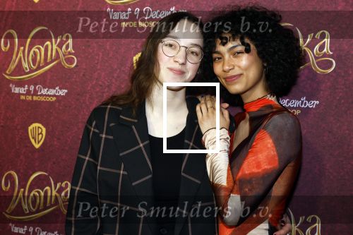 Amsterdam 8 december 2023
Premiere Wonka in pathe Noord . Julia Tan met vriendin