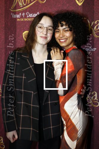 Amsterdam 8 december 2023
Premiere Wonka in pathe Noord . Julia Tan met vriendin