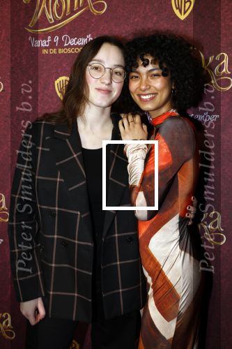 Amsterdam 8 december 2023
Premiere Wonka in pathe Noord . Julia Tan met vriendin