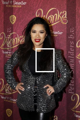 Amsterdam 8 december 2023
Premiere Wonka in Pathe Noord. Kimmylien Nguyen met familie