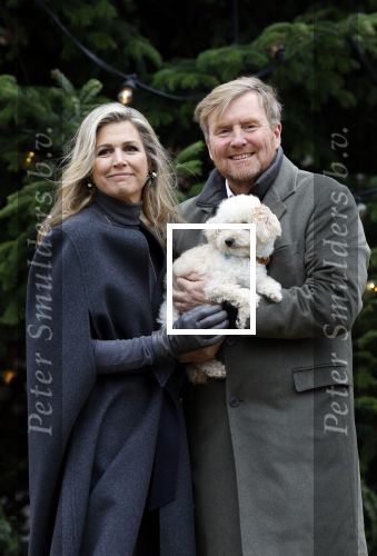 Den Haag 22 december 2023
Fotouurtje met Koning Willem Alexander Koningin Maxima Prinses Amalia Prinses Alexia Prinses Ariane en hun hondje Mambo bij Huis ten Bosch .