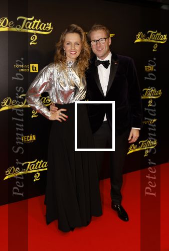 Amsterdam 12 december 2023
Premiere de tata\'s in Tuschinski. Leo Alkemade en Leonie ter Braak