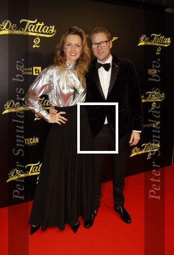 Amsterdam 12 december 2023
Premiere de tata\'s in Tuschinski. Leo Alkemade en Leonie ter Braak
