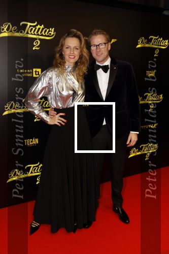 Amsterdam 12 december 2023
Premiere de tata\'s in Tuschinski. Leo Alkemade en Leonie ter Braak