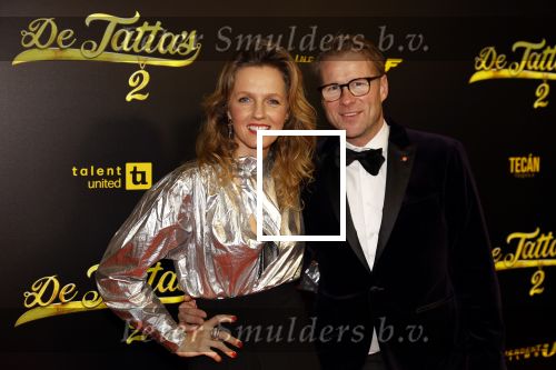 Amsterdam 12 december 2023
Premiere de tata\'s in Tuschinski. Leo Alkemade en Leonie ter Braak