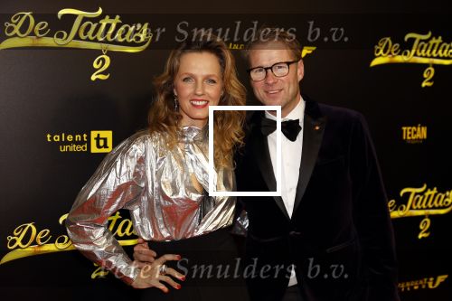 Amsterdam 12 december 2023
Premiere de tata\'s in Tuschinski. Leo Alkemade en Leonie ter Braak