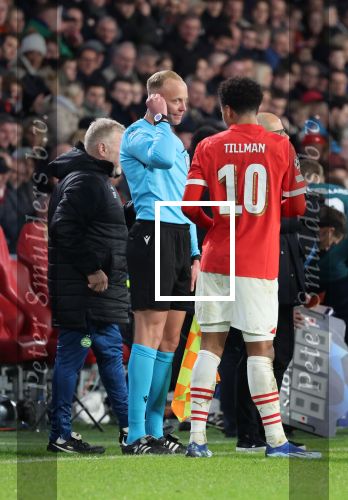 Eindhoven, 12 December 2023
Voorronde Champions League Seizoen 2023-2024
PSV-Arsenal FC , eindstand 1-1
Malik Tillman