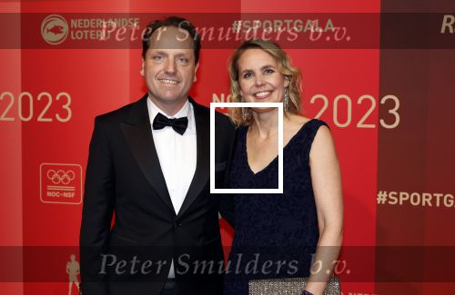 Utrecht 20 december 2023
Sportman / sportvrouw van jaar gala . Merijn Zeeman met vrouw