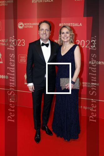 Utrecht 20 december 2023
Sportman / sportvrouw van jaar gala . Merijn Zeeman met vrouw