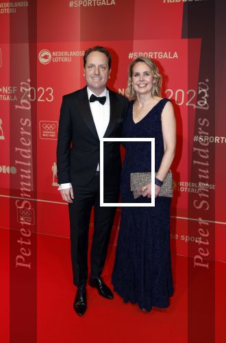 Utrecht 20 december 2023
Sportman / sportvrouw van jaar gala . Merijn Zeeman met vrouw