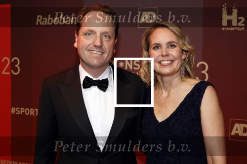 Utrecht 20 december 2023
Sportman / sportvrouw van jaar gala . Merijn Zeeman met vrouw