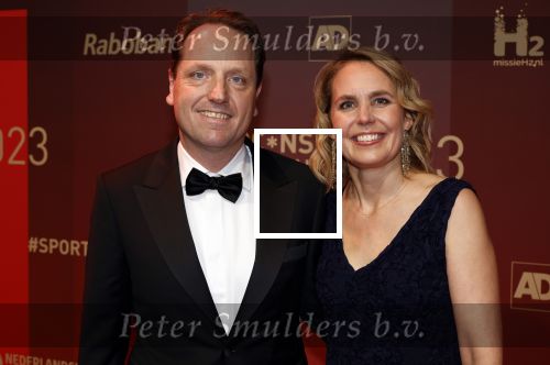 Utrecht 20 december 2023
Sportman / sportvrouw van jaar gala . Merijn Zeeman met vrouw