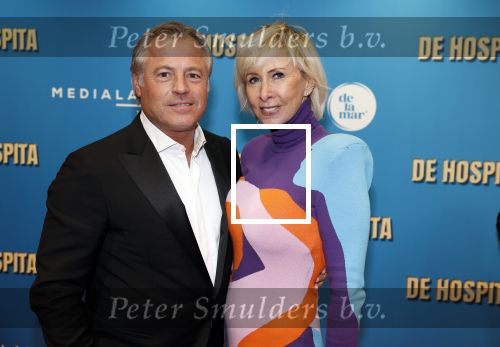 Amsterdam 4 december 2023
Premiere de hospita in het nieuwe delamar theater. Monique des Bouvrie met vriend Otto Klein