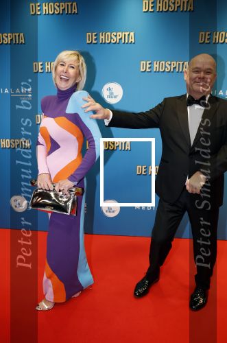 Amsterdam 4 december 2023
Premiere de hospita in het nieuwe delamar theater. Monique des Bouvrie en Paul de Leeuw