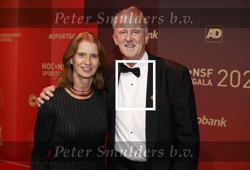Utrecht 20 december 2023
Sportman / sportvrouw van jaar gala . Nico Rienks met vrouw