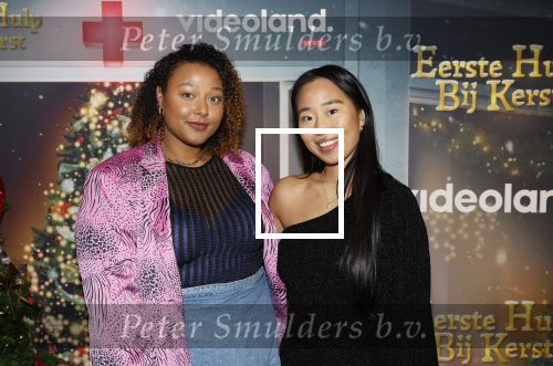 Amsterdam 6 december 2023
Premiere eerste hulp bij kerst  in Pathe Noord van Videoland. Noel v Kleef en Roosmarijn Windt