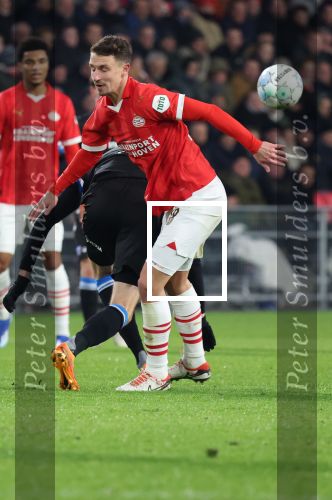 Eindhoven, 7 December 2023
Kompetitiewedstrijd PSV-SC Heerenveen, eindstand 2-0
Olivier Boscagli