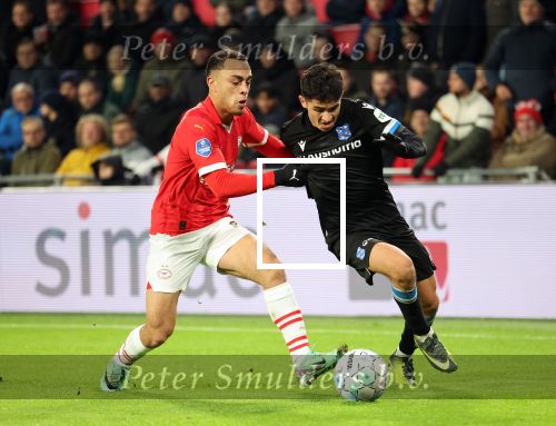 Eindhoven, 7 December 2023
Kompetitiewedstrijd PSV-SC Heerenveen, eindstand 2-0
Osame Sahroui en Sergino Dest