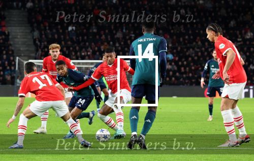Eindhoven, 12 December 2023
Voorronde Champions League Seizoen 2023-2024
PSV-Arsenal FC , eindstand 1-1
Patrick v Aanholt
