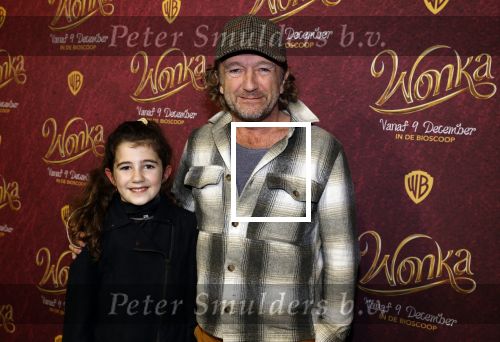 Amsterdam 8 december 2023
Premiere Wonka in Pathe Noord. Pepijn Gunneweg met dochter