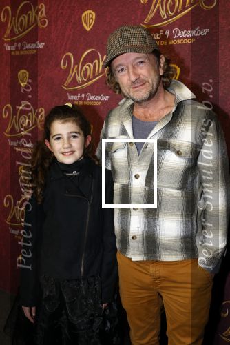 Amsterdam 8 december 2023
Premiere Wonka in Pathe Noord. Pepijn Gunneweg met dochter