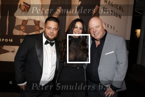 Amsterdam 9 december 2023
VIP dag van de luxury fair in de RAI. Peter Gillis kwam met zijn vriendin Wendy v Hout en zoon Mark Gillis