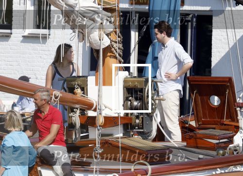 Muiden 11 juni 2023
Prinses Beatrix gaat varen met vrienden op de groene Draeck. oa Aanwezig Prins Constantijn Prinses laurentien Gravin Eloise met (een) vriend.  Prinses Laurentien had ook de hond meegenomen.