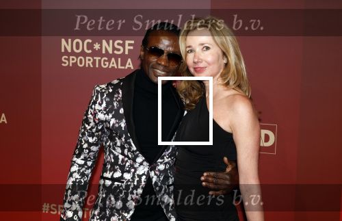 Utrecht 20 december 2023
Sportman / sportvrouw van jaar gala . Regilio Tuur kwam met een vriendin