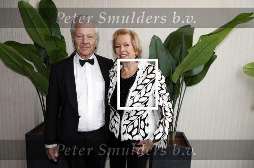Leidschendam 18 december 203
Society Lunch in Fletcher Hotel Leidschendam. Ria Valk met vriend