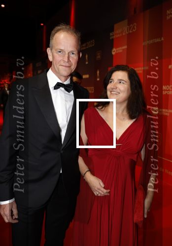 Utrecht 20 december 2023
Sportman / sportvrouw van jaar gala . Richard Plugge met vrouw