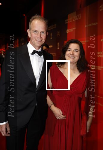 Utrecht 20 december 2023
Sportman / sportvrouw van jaar gala . Richard Plugge met vrouw
