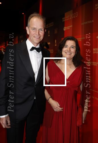 Utrecht 20 december 2023
Sportman / sportvrouw van jaar gala . Richard Plugge met vrouw