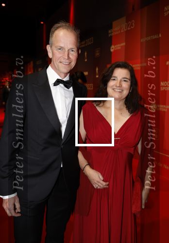 Utrecht 20 december 2023
Sportman / sportvrouw van jaar gala . Richard Plugge met vrouw