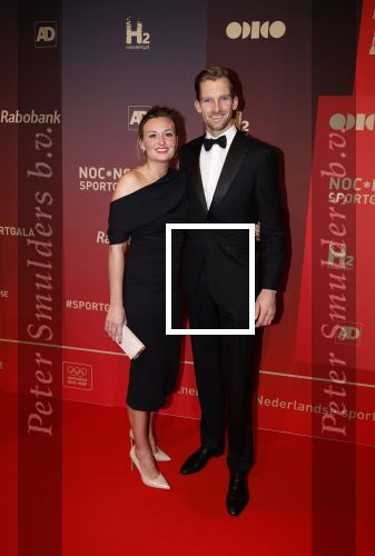Utrecht 20 december 2023
Sportman / sportvrouw van jaar gala . Robert Meeuwsen met zijn partner Juliette